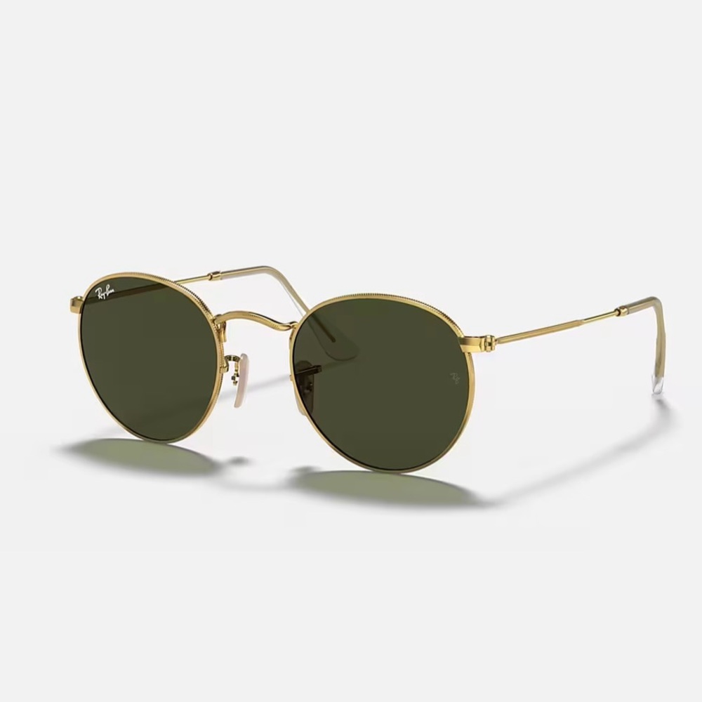 Ray-Ban Round Metal Green Classic G-15 Sunglasses